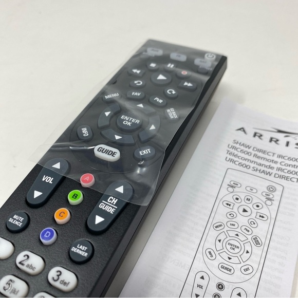 Shaw Universal Remote Control,Direct Remote IRC600 580116 - Picture 2 of 4